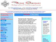 Tablet Screenshot of finegames.com